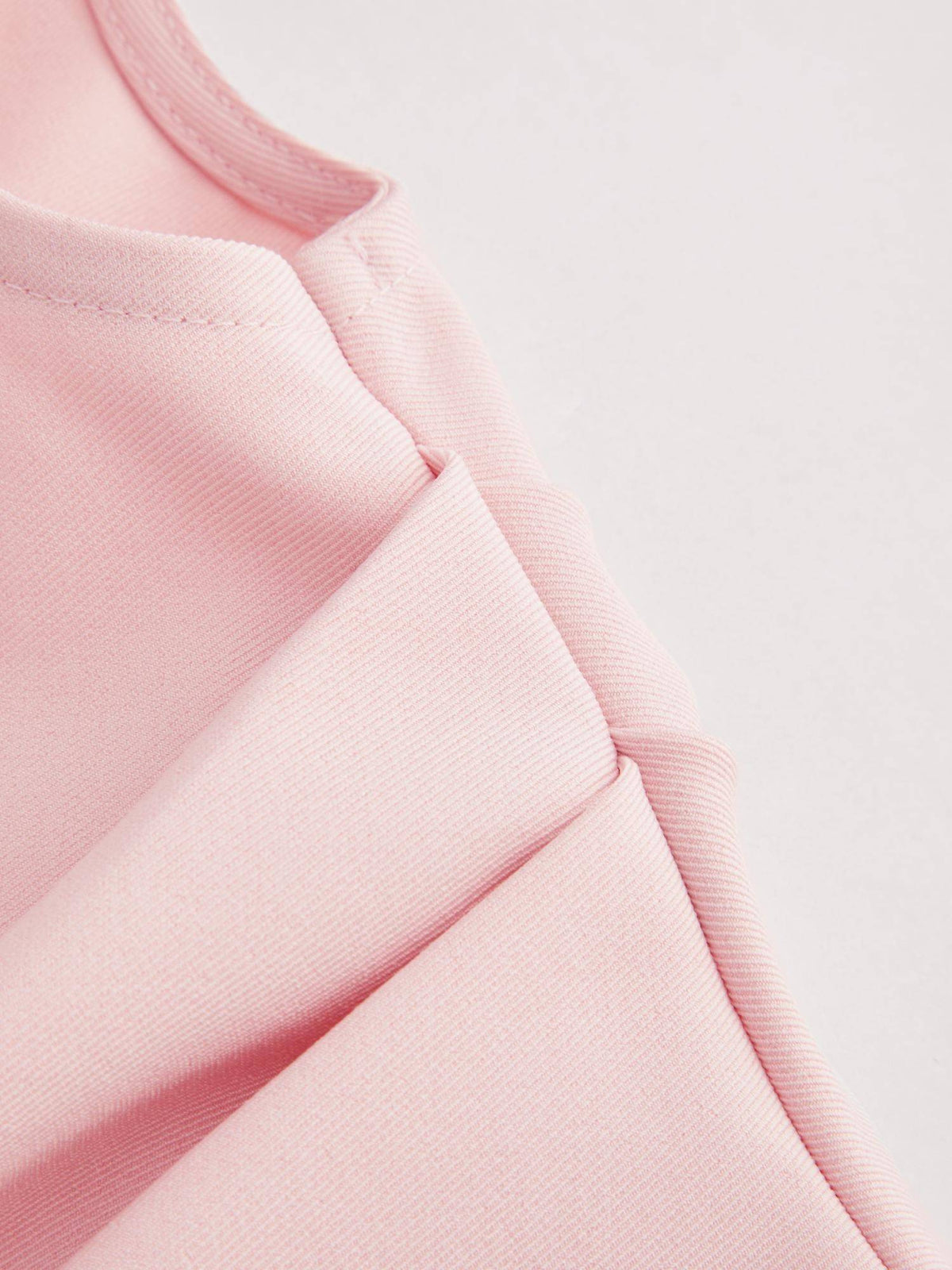 Pink Off Shoulder Ruched Zipper Crop Top | CT61 - view 11