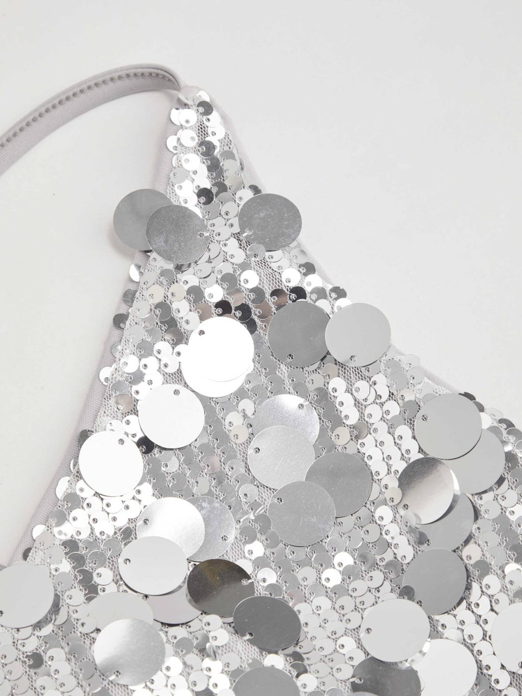 Sequins U-neckline Criss Cross Mini Dress | D56 - view 5