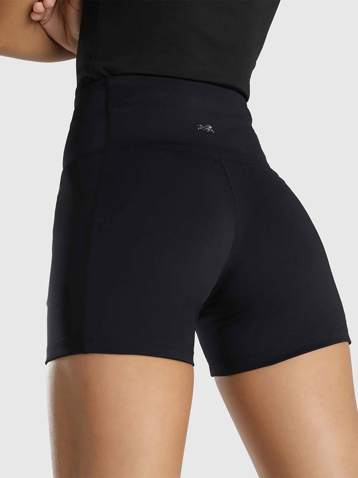Women Teal Solid Shorts - view 8