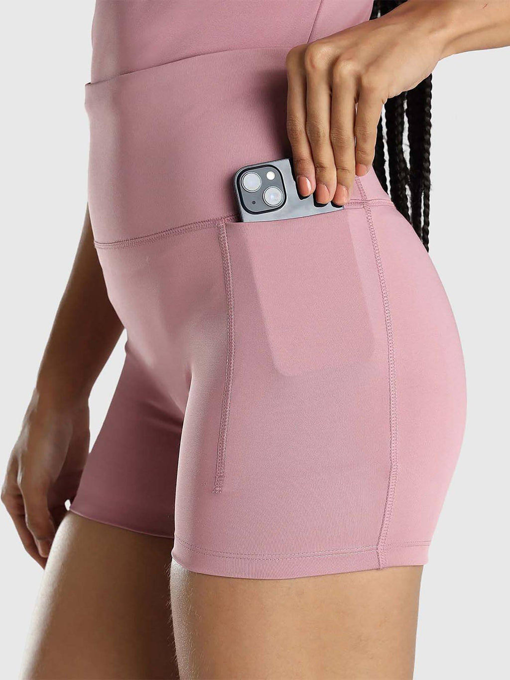 Women Teal Solid Shorts - view 18