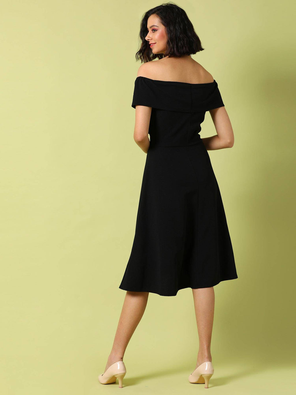 Women Solid Stylish Casual Dresses | D56 - view 4