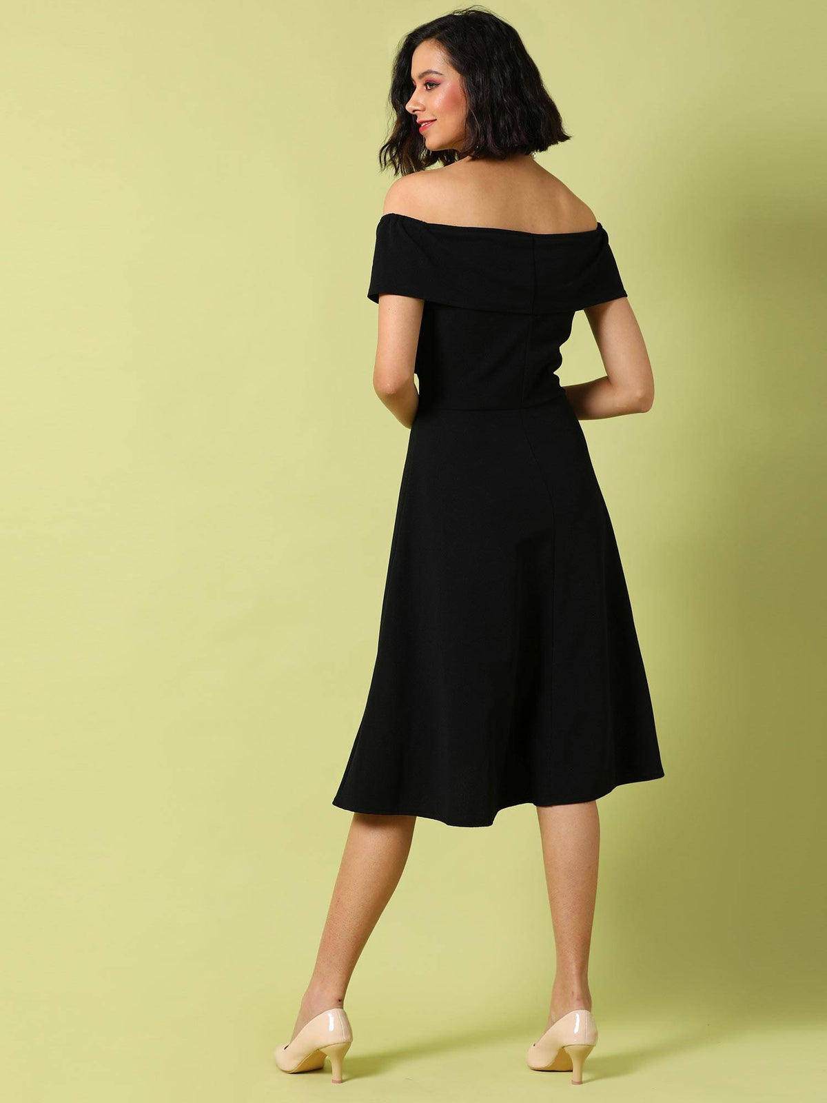Women Solid Stylish Casual Dresses | D56 - view 4
