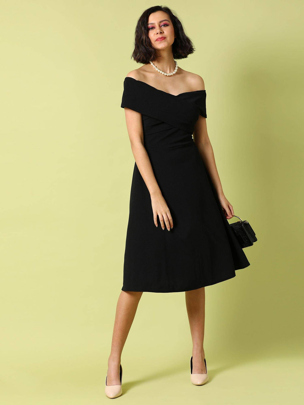Women Solid Stylish Casual Dresses | D56 - view 5