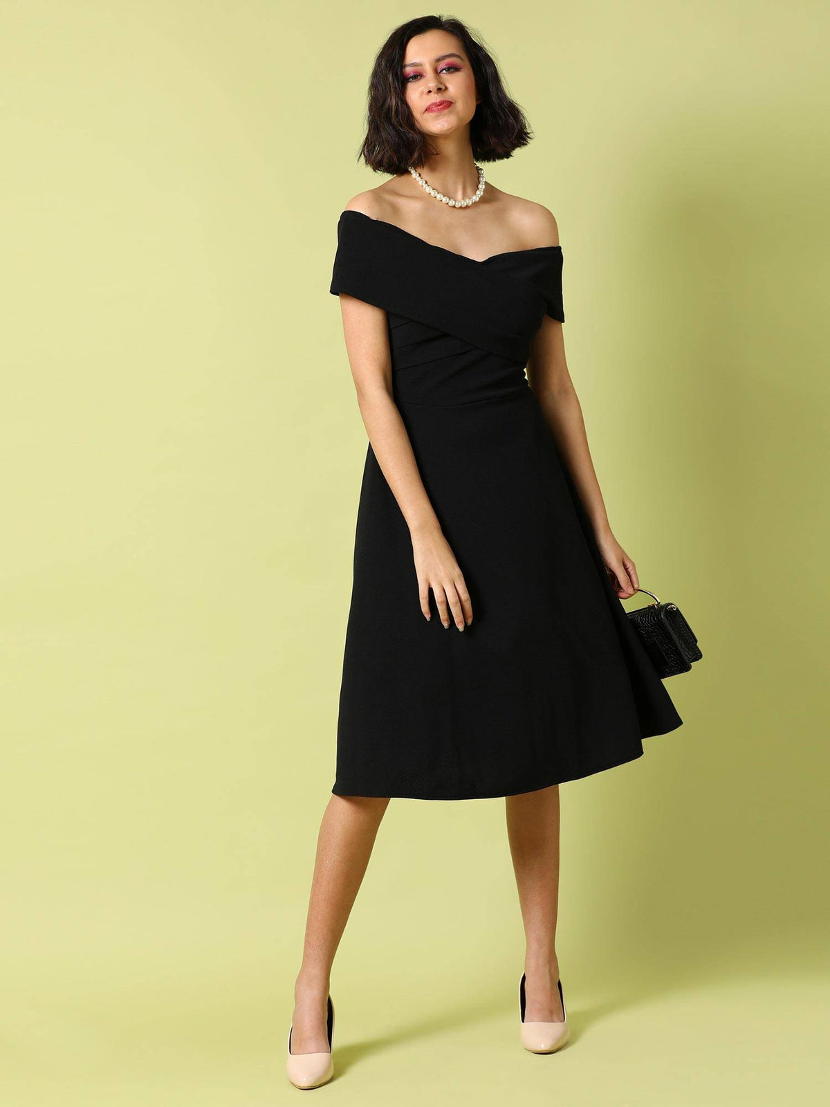Women Solid Stylish Casual Dresses | D56 - view 5