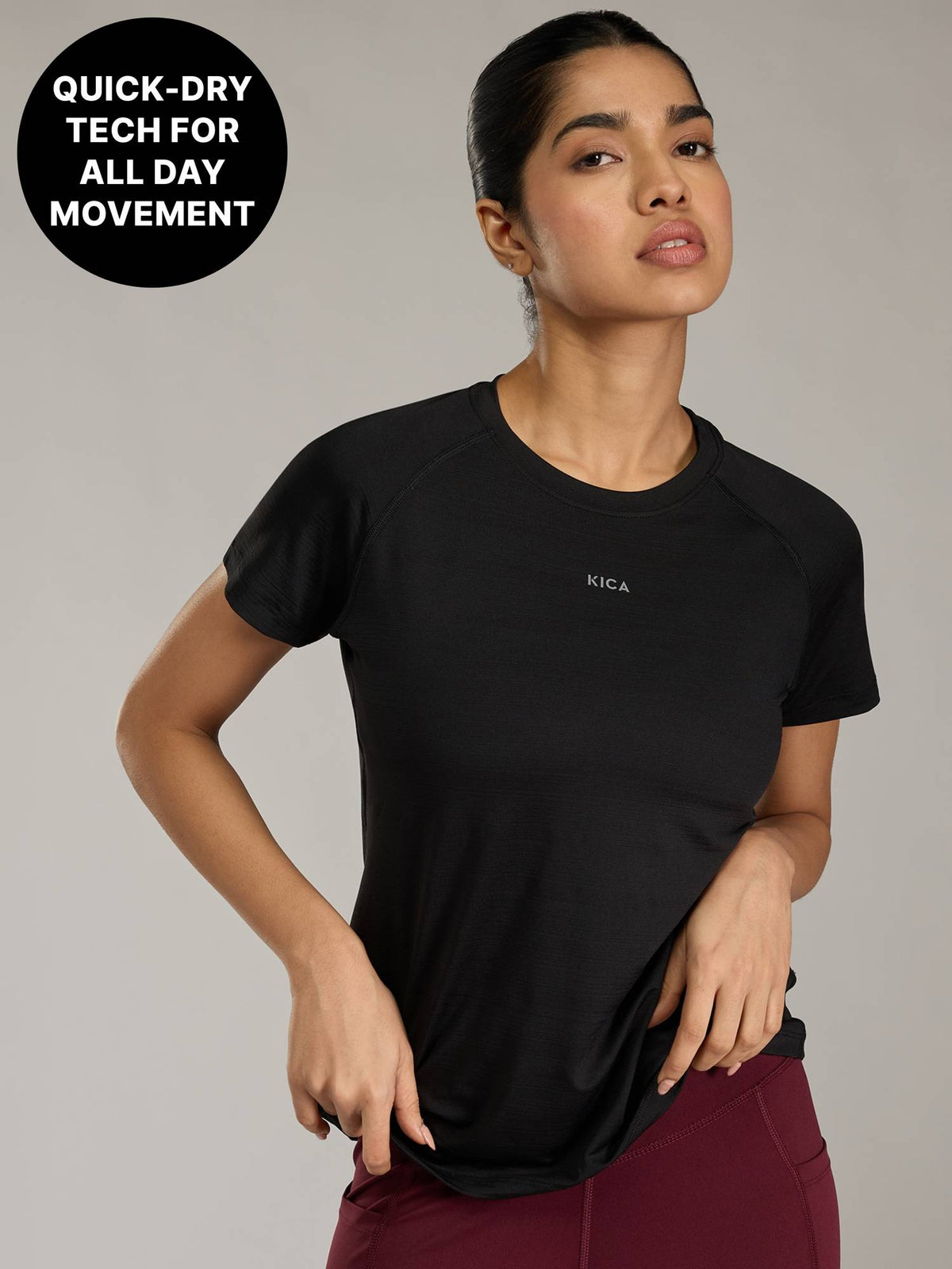 Regular Fit Active Top in DryFit Fabric | TT89 - view 16