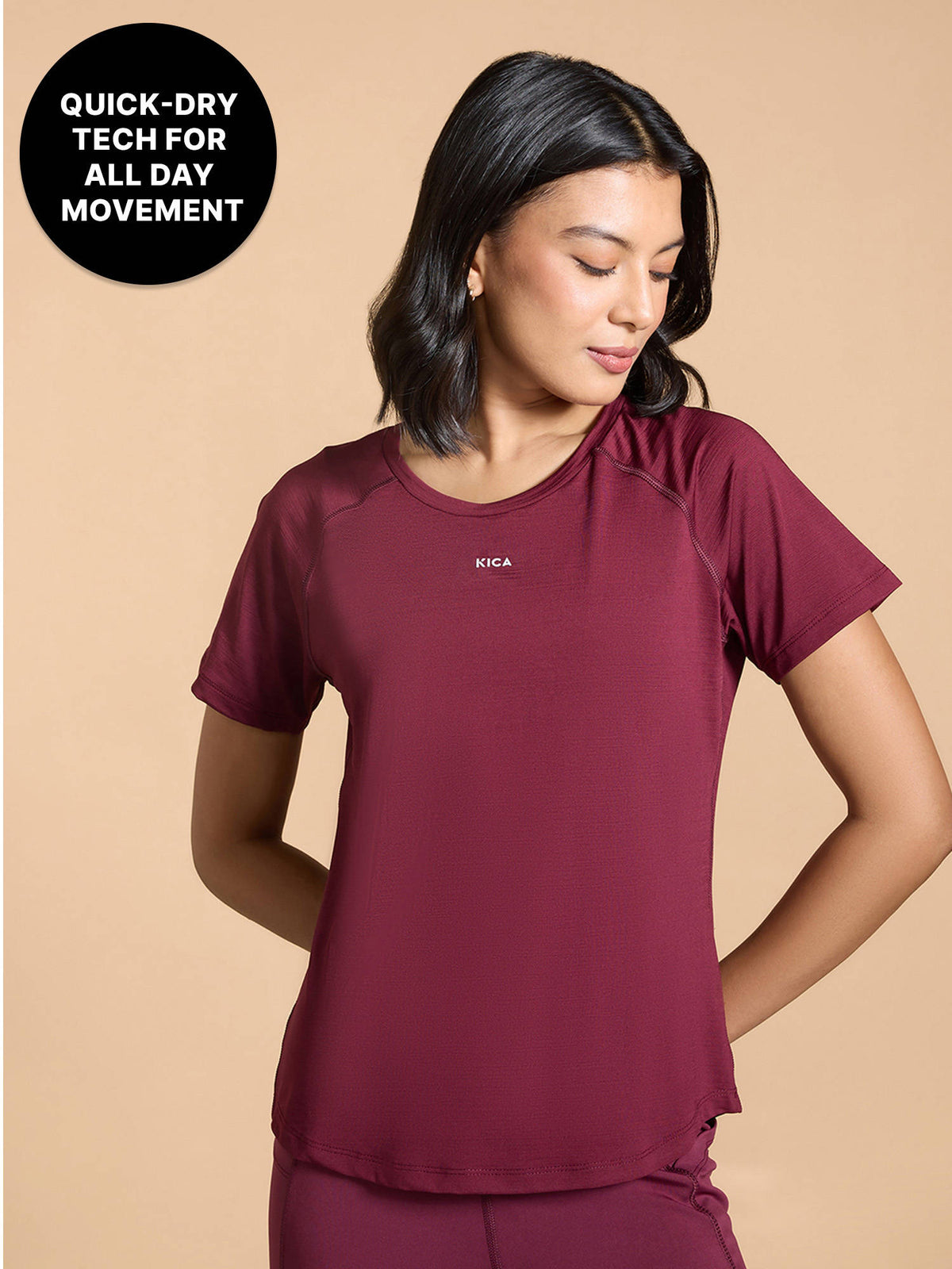 Regular Fit Active Top in DryFit Fabric | TT89 - view 21