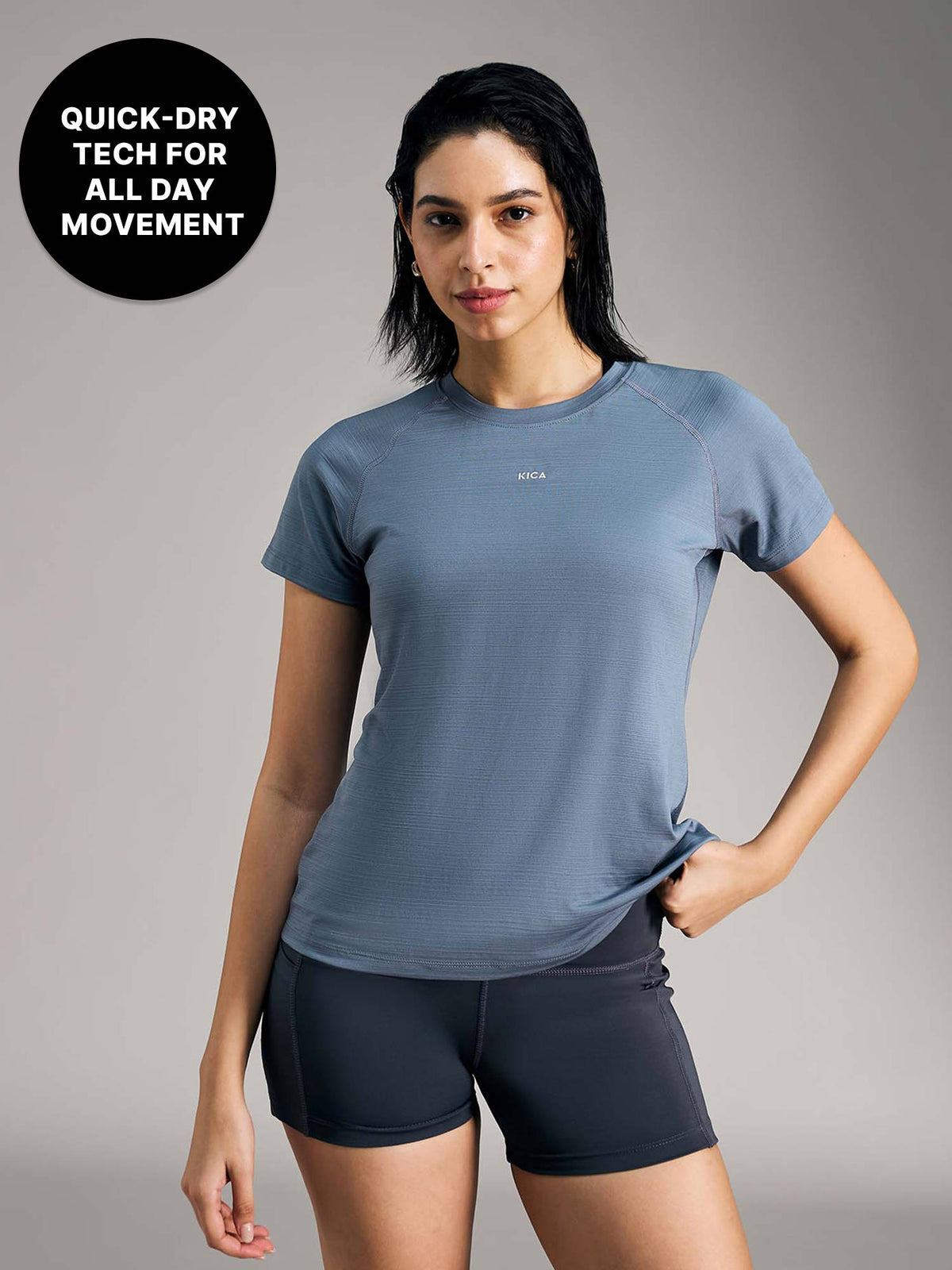 Regular Fit Active Top in DryFit Fabric | TT89 - view 1