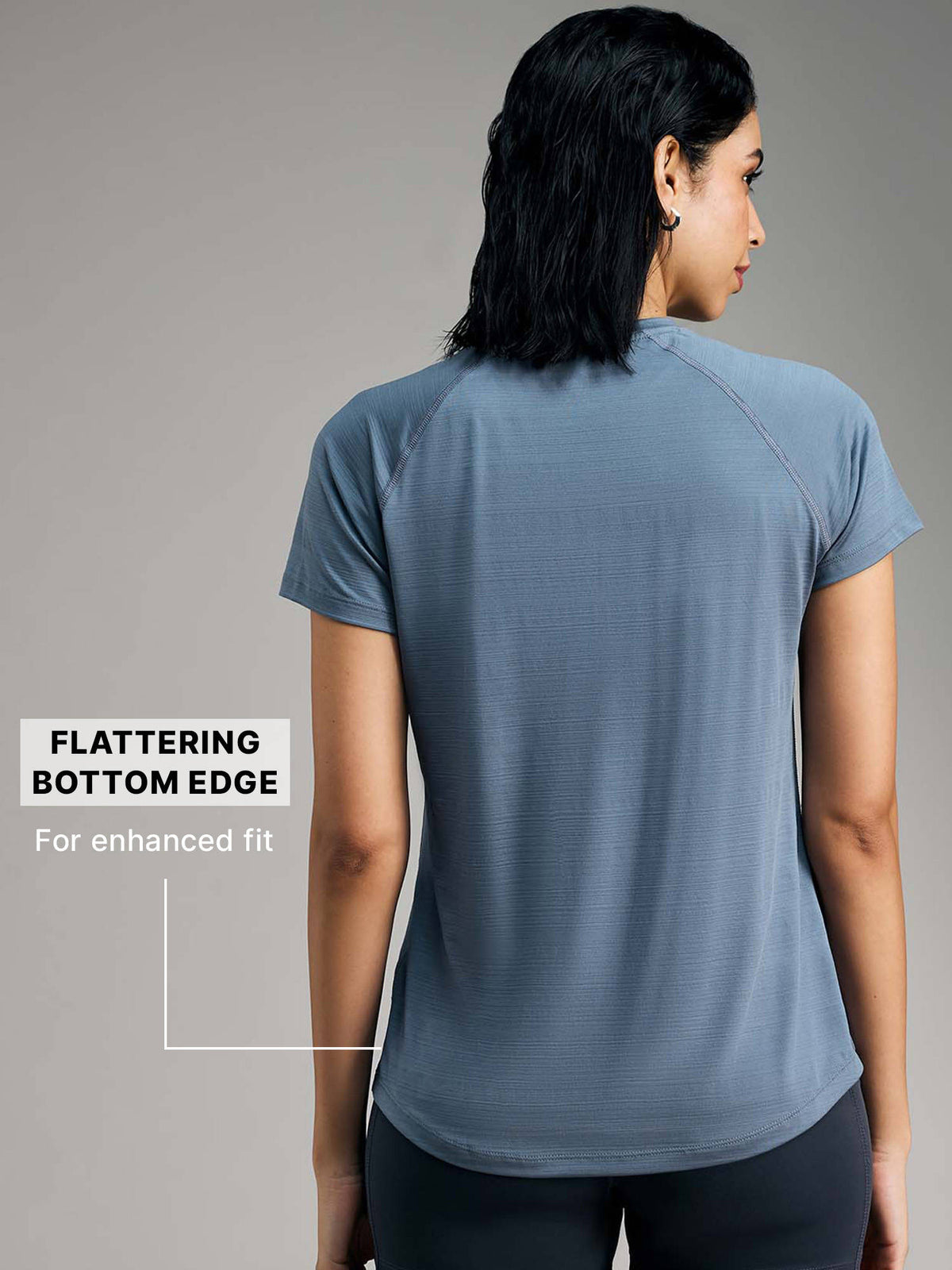 Regular Fit Active Top in DryFit Fabric | TT89 - view 3