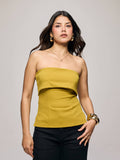 Green Roundover Flap Tube Top | TT90 - view 1
