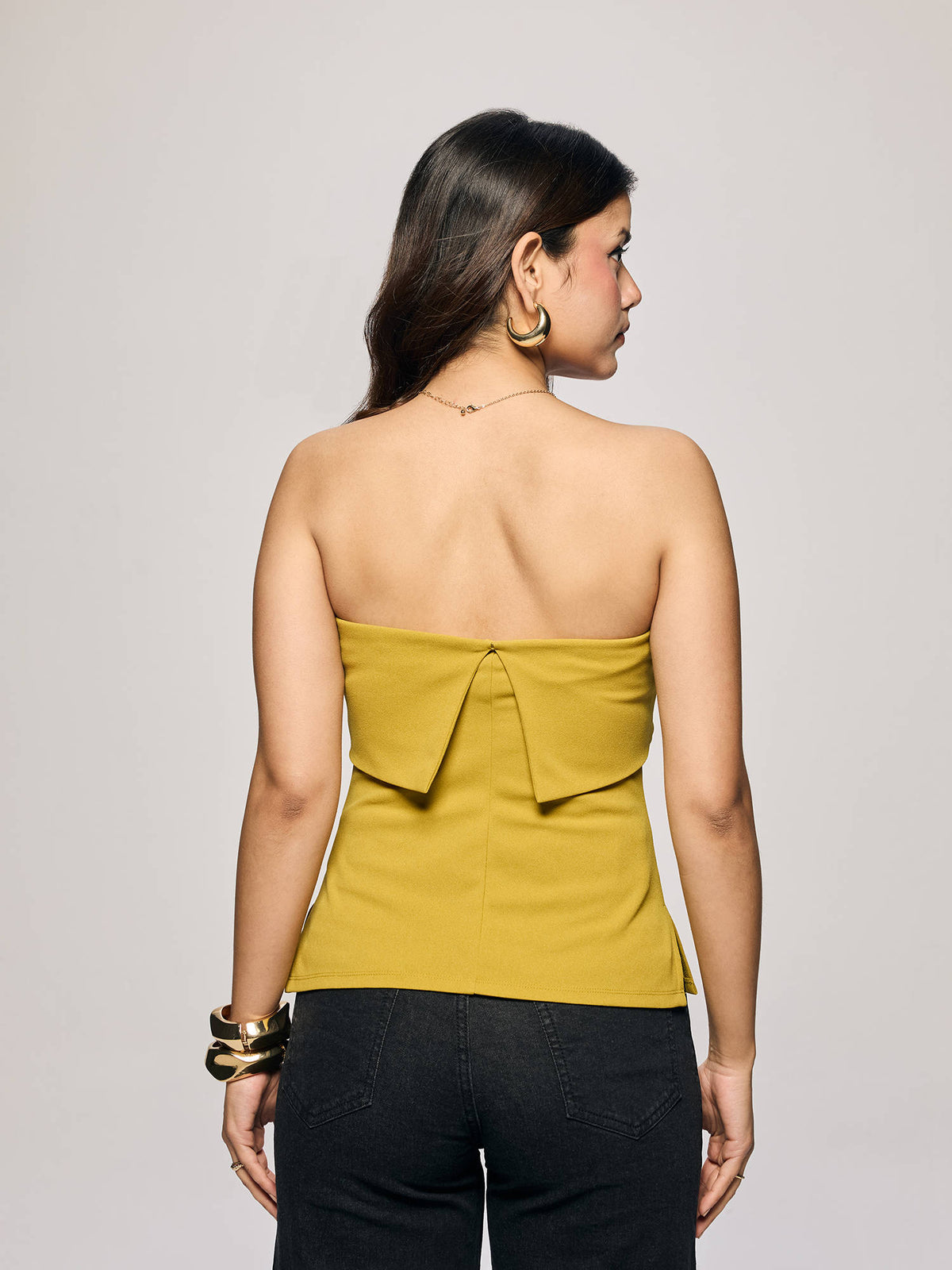 Green Roundover Flap Tube Top | TT90 - view 2