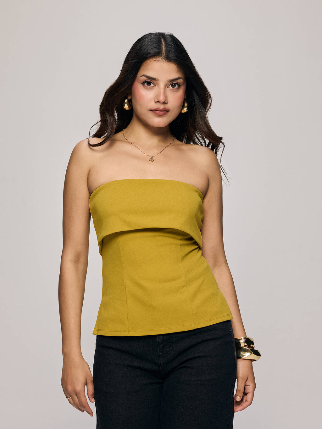Green Roundover Flap Tube Top | TT90 - view 7