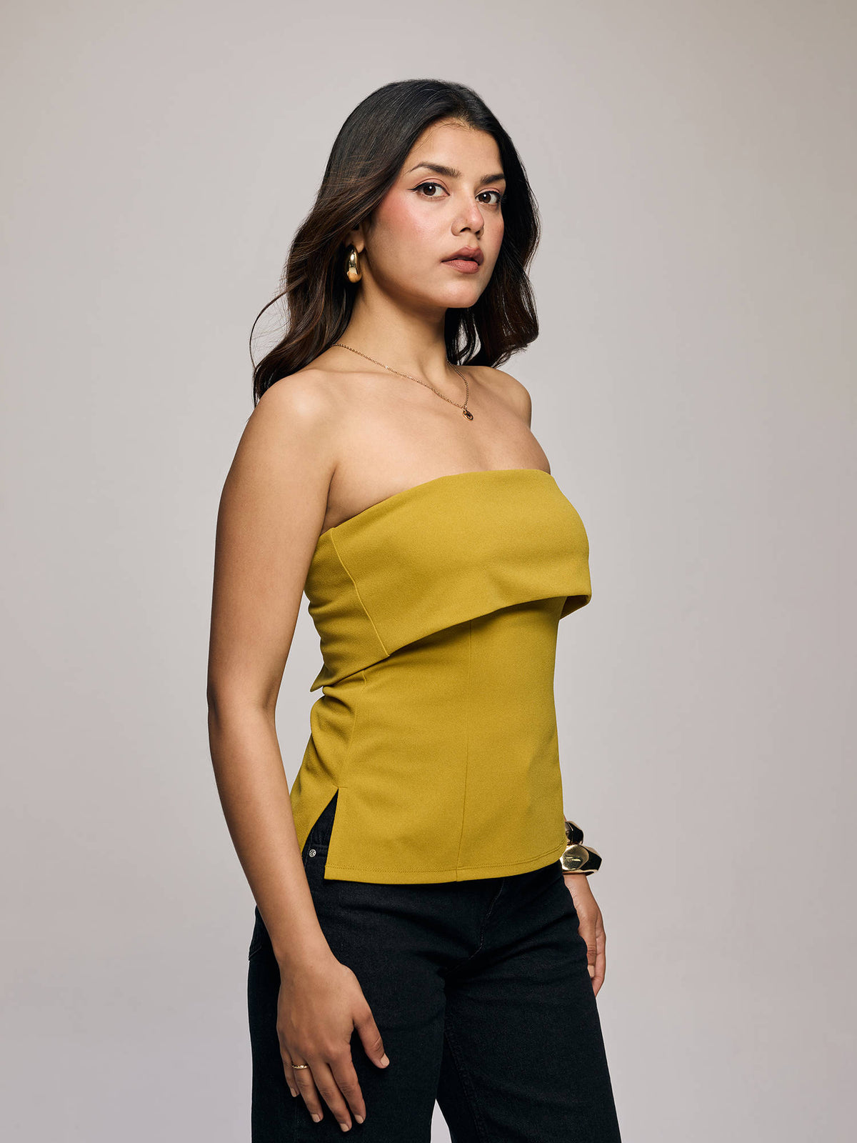 Green Roundover Flap Tube Top | TT90 - view 8