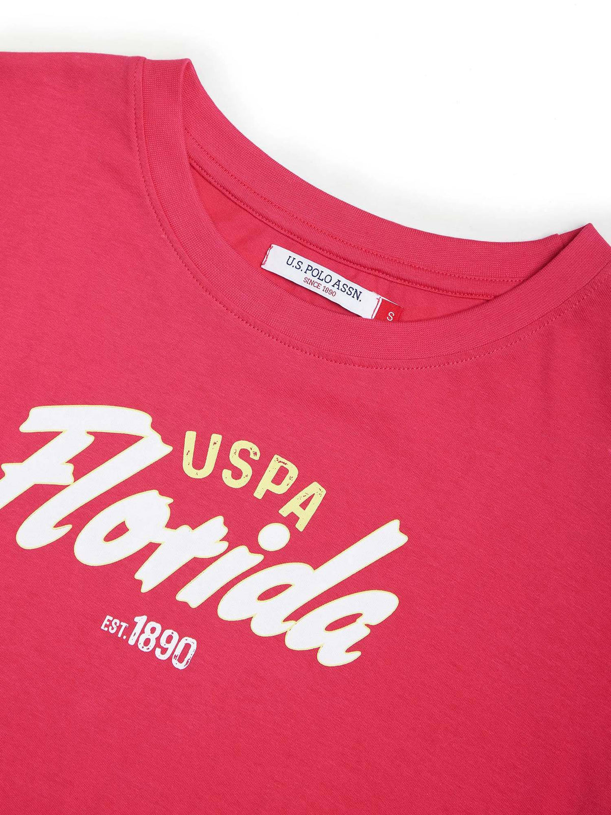 Long Sleeve Brand Print T-Shirt | U89 - view 2
