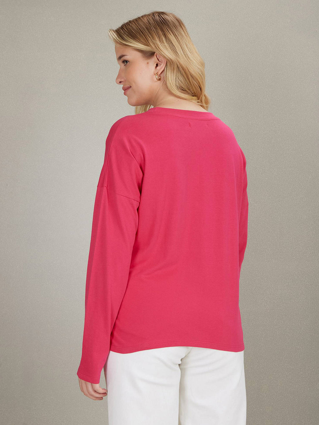 Long Sleeve Brand Print T-Shirt | TS56 - view 5