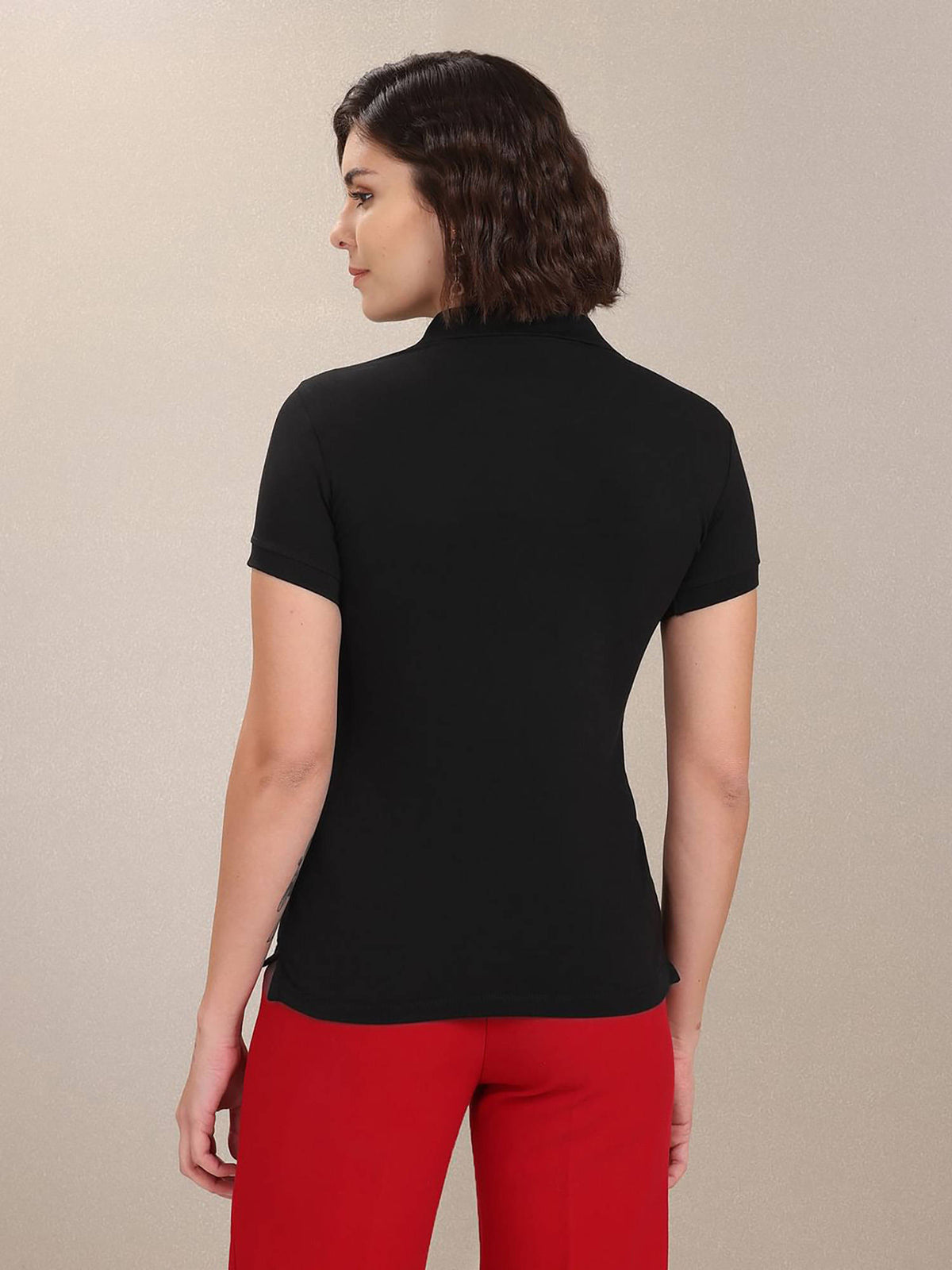 Solid Slim Polo T-shirt | PW43 - view 17