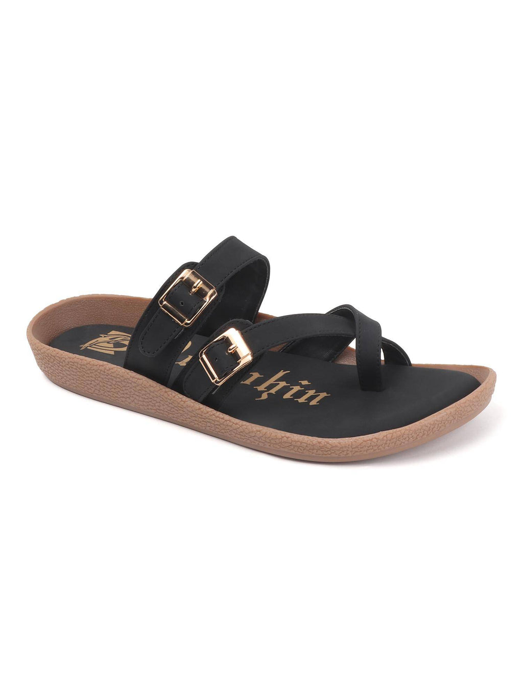 Women Black Sandals | SD89 - view 4