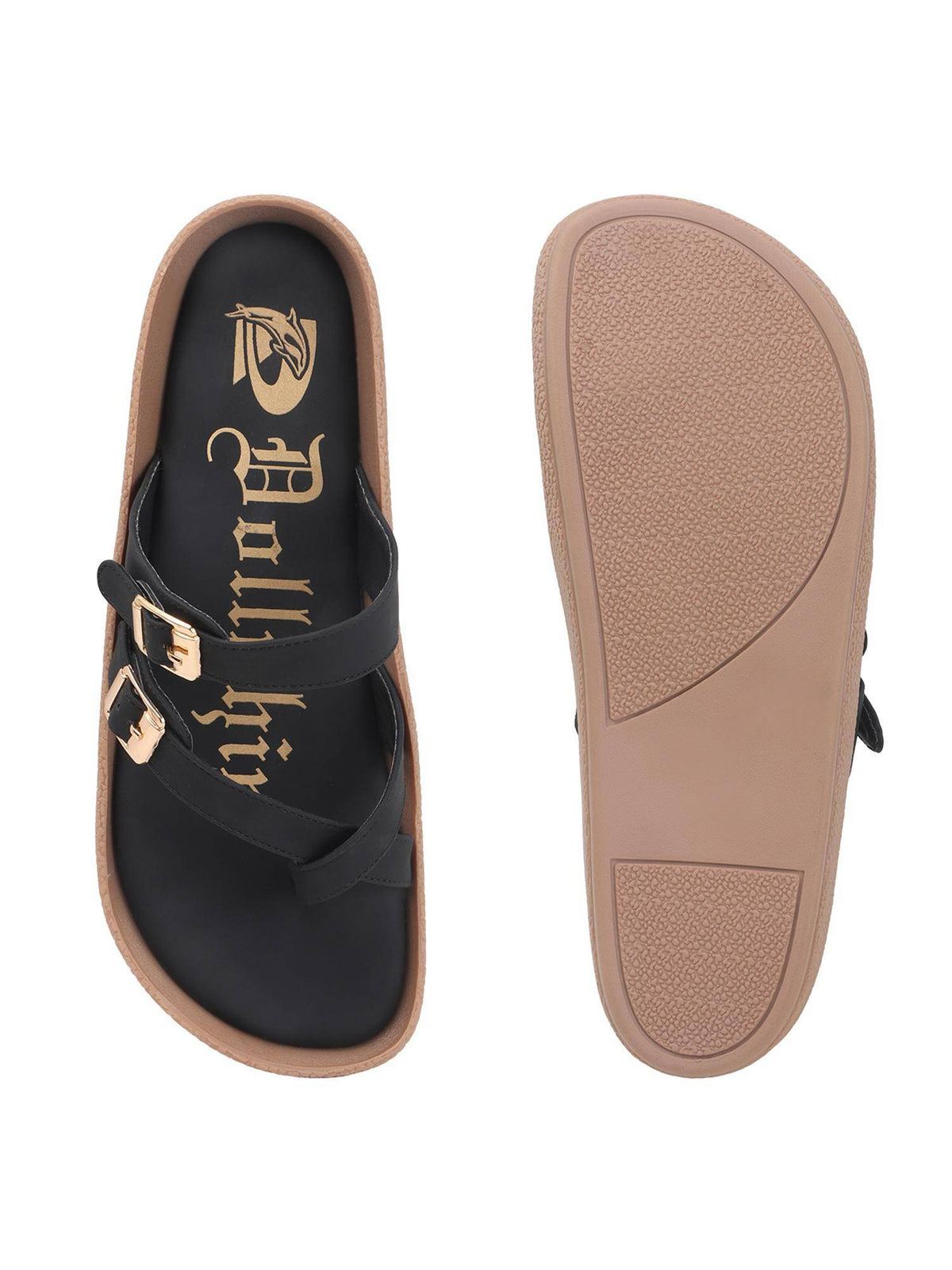Women Black Sandals | SD89 - view 5