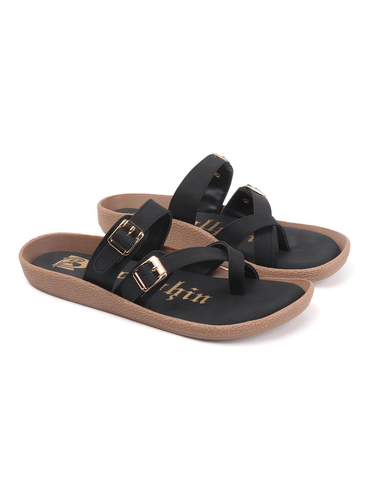 Women Black Sandals | SD89 - view 7