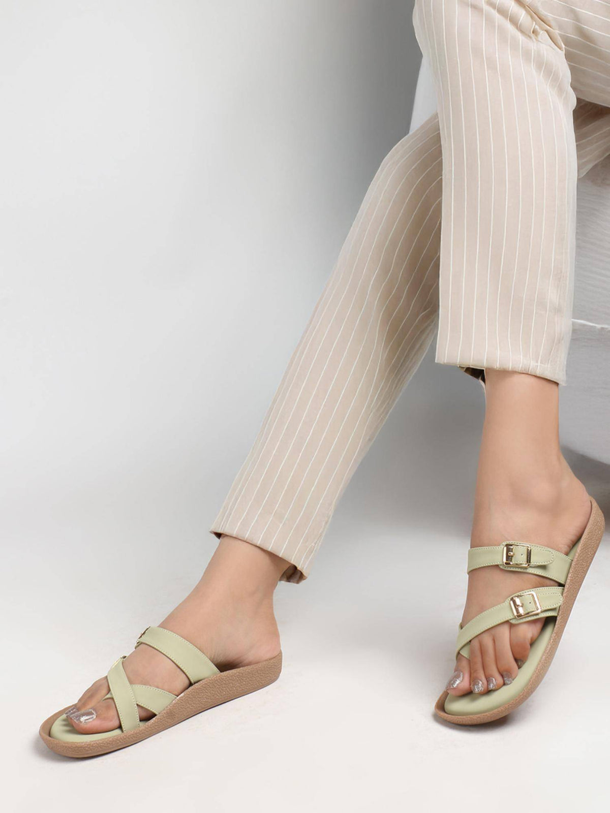 Women Black Sandals | SD89 - view 8