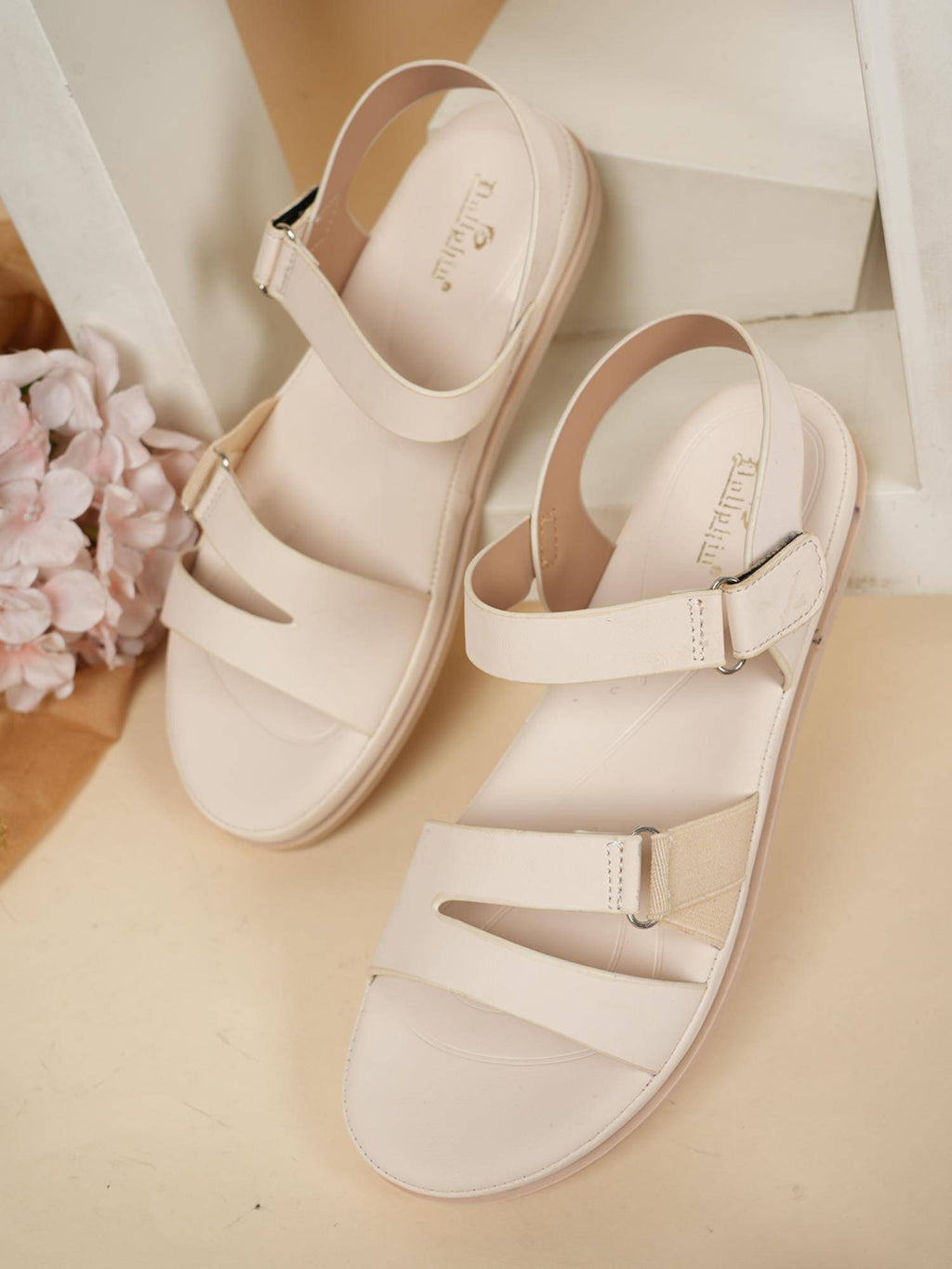 Women Cream Sandals | SD89 - view 3