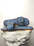 Blue Buckle Flats | F61 - view 1