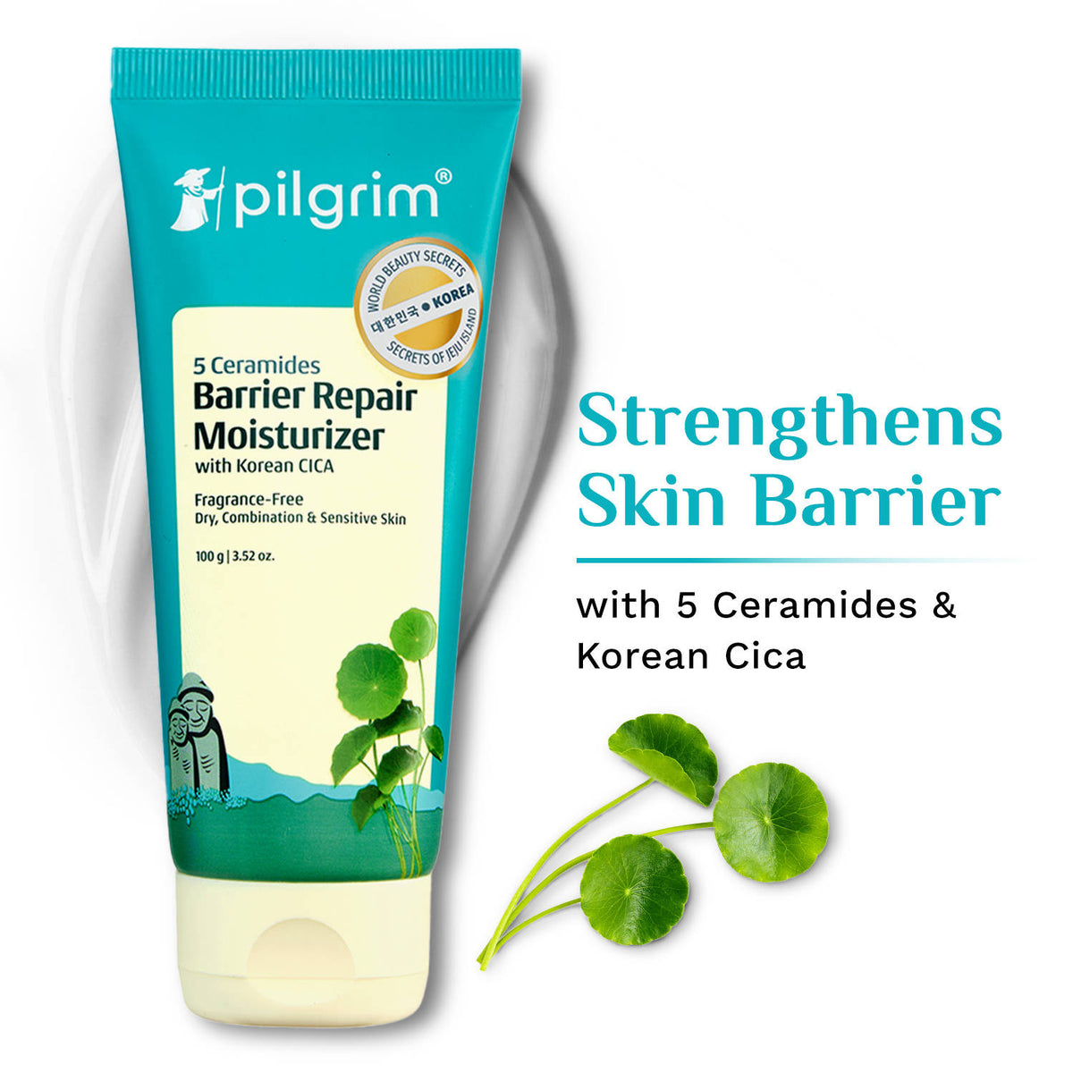 5 Ceramides Barrier Repair Moisturizer with Korean CICA Lightweight & Non-Sticky | FC3 - view 1