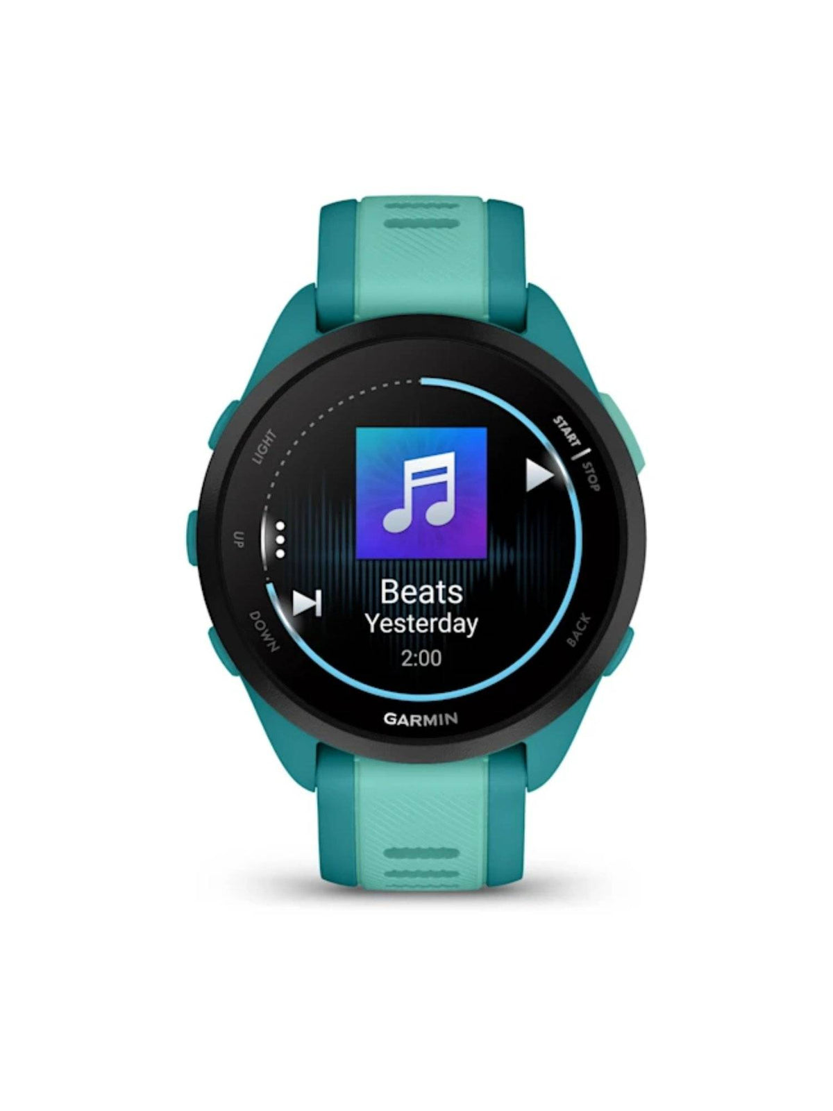 Forerunner 165 Music Turquoise Smart Watch with Charging Cable | W92 - view 4