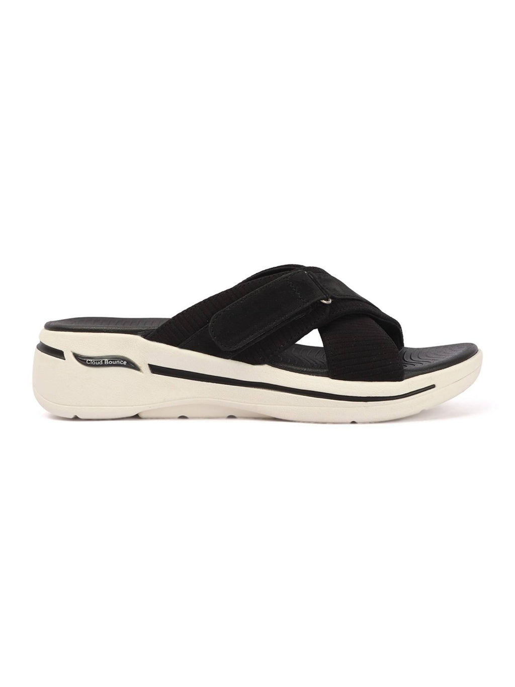 Women Black Orthopedic Sandals | SD89 - view 6