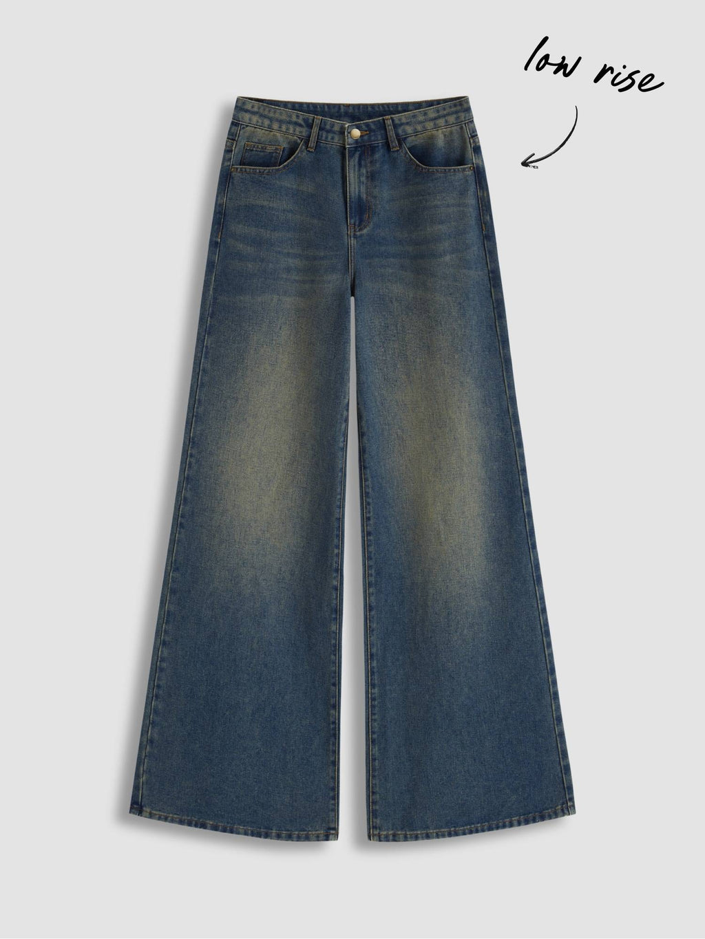 Denim Low Rise Baggy Jeans | BG78 - view 1