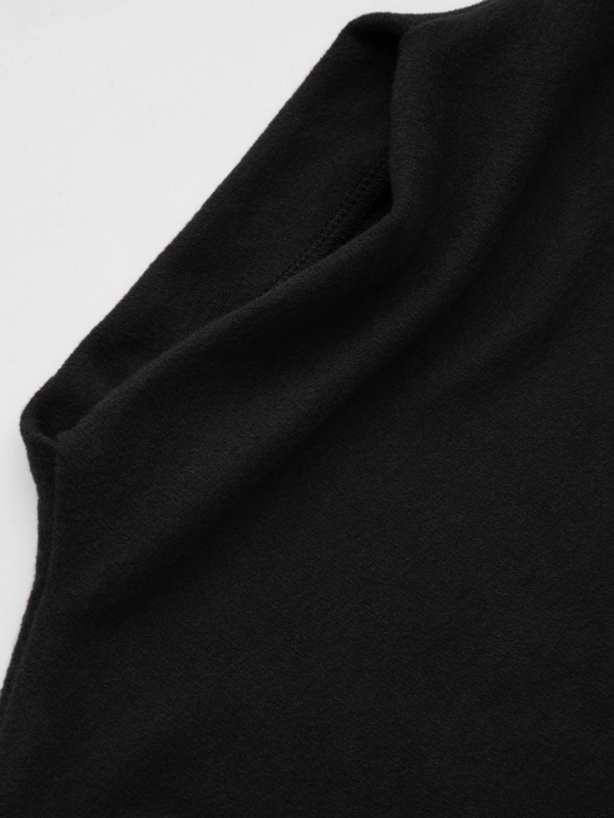 Thermal Cotton-blend Stand Collar Solid Long Sleeve Tee | TS56 - view 3