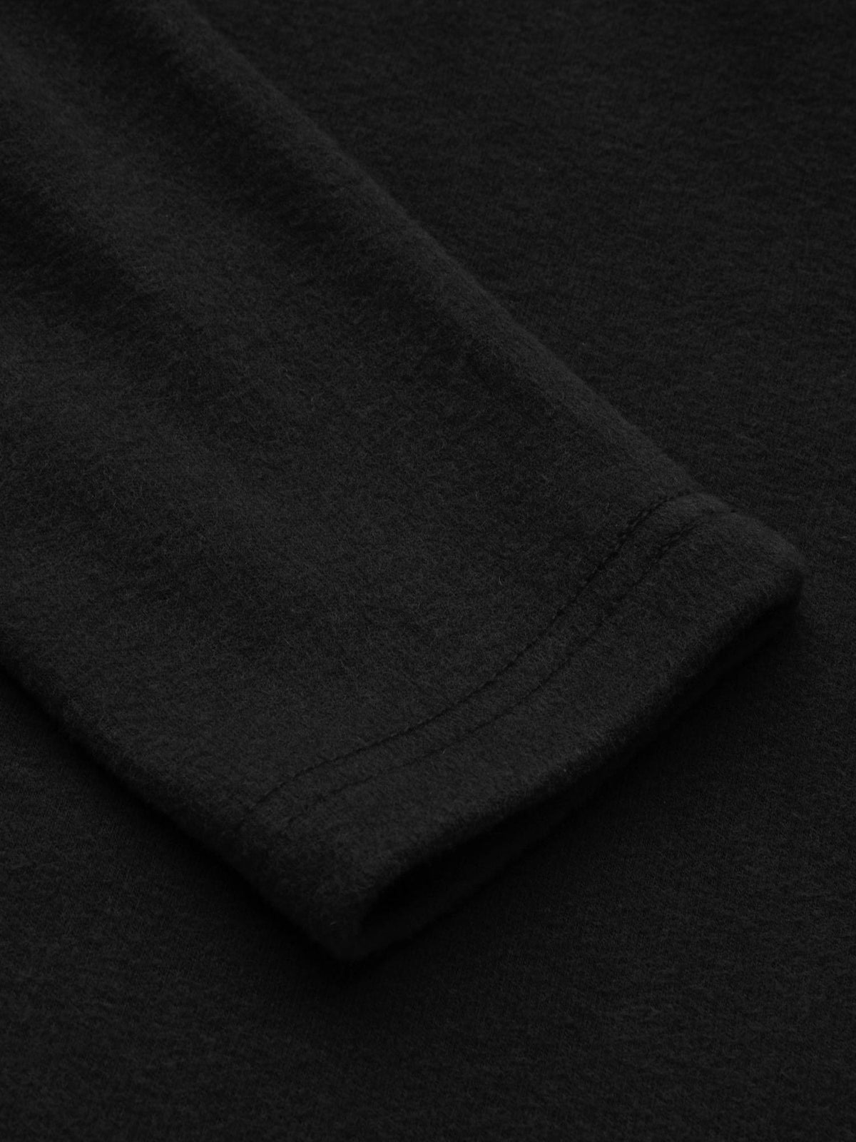 Thermal Cotton-blend Stand Collar Solid Long Sleeve Tee | TS56 - view 5