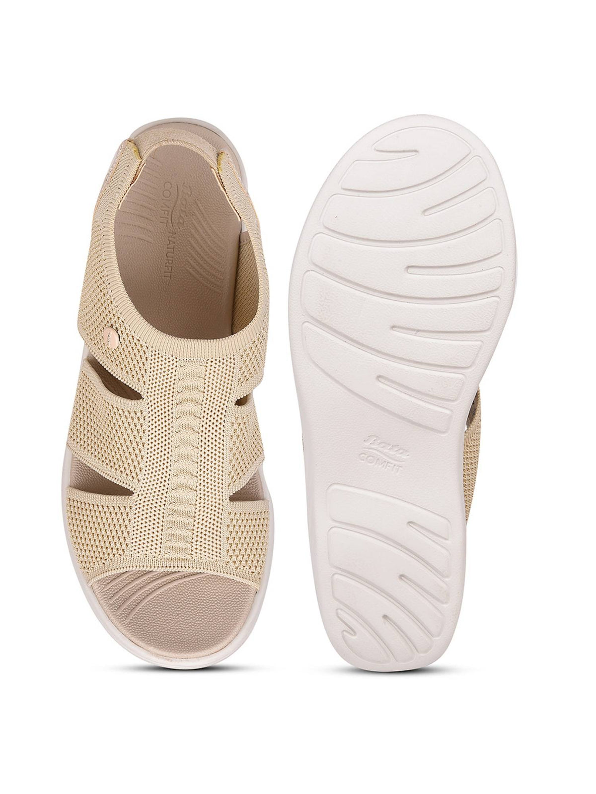Beige Wedges Sandals for Women | SD89 - view 4