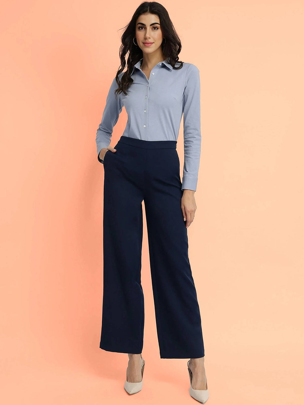 Cotton Knit Shirt - Blue | S67 - view 3