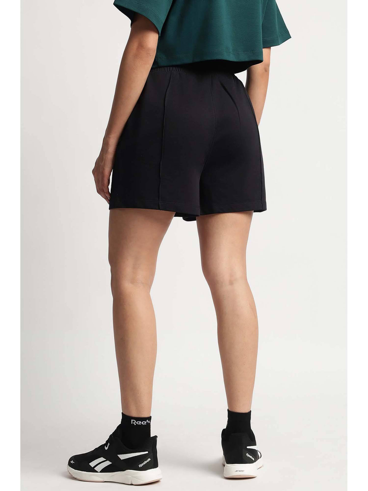 Women Black Shorts - view 3