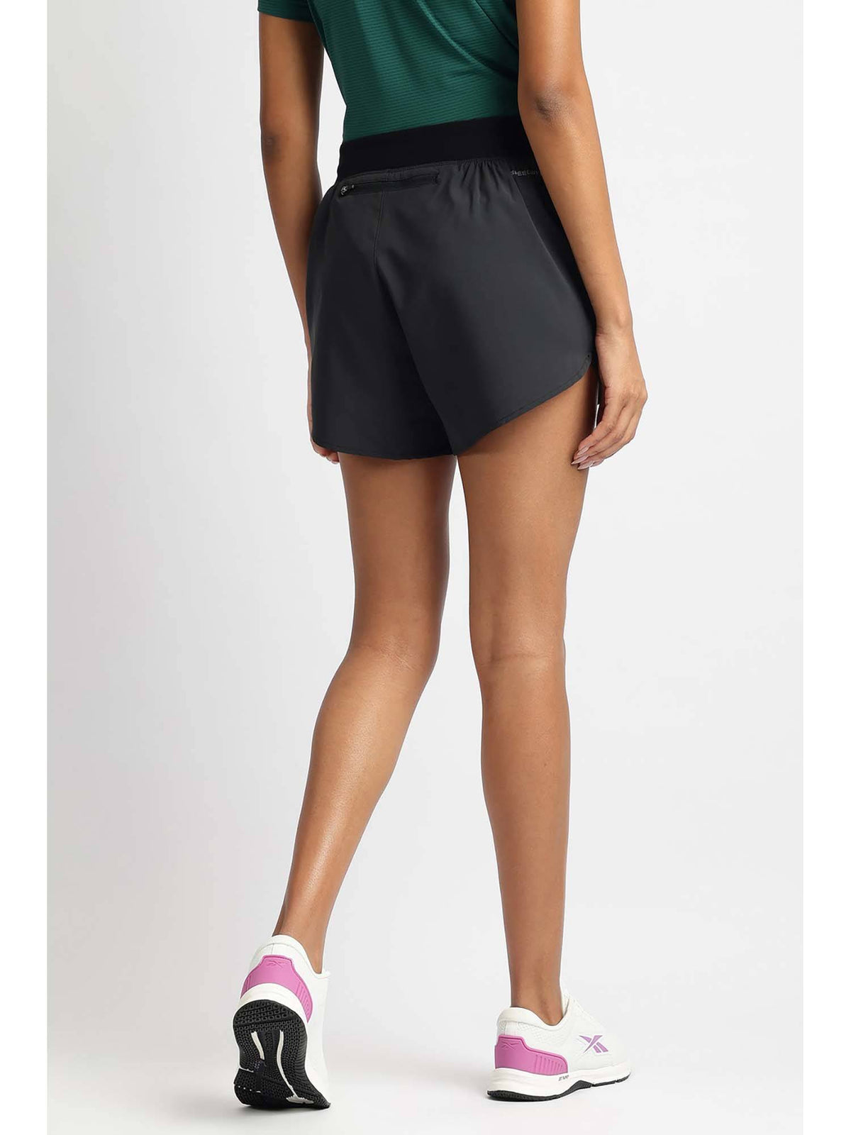 Women Black Shorts - view 3