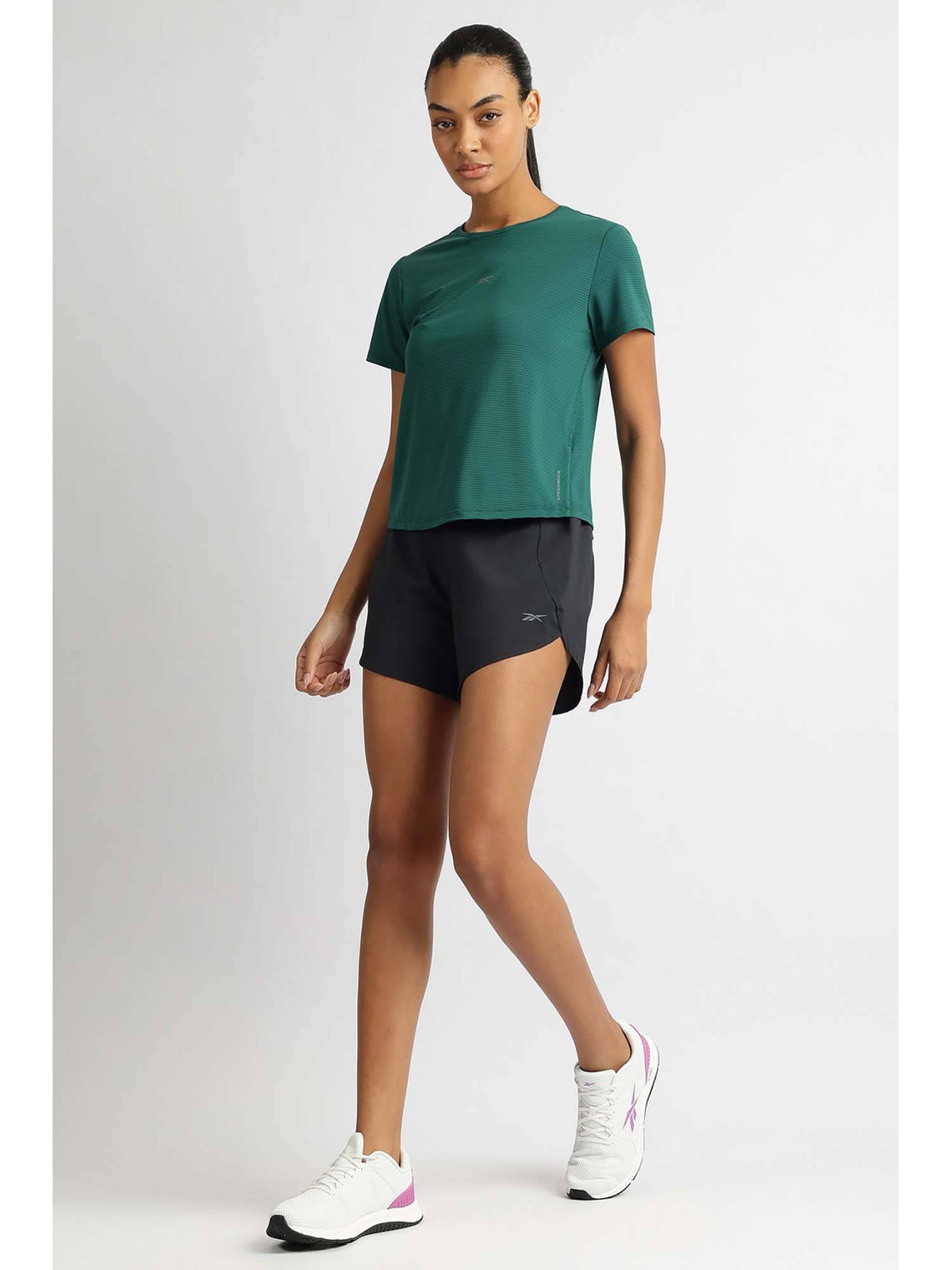 Women Black Shorts - view 5