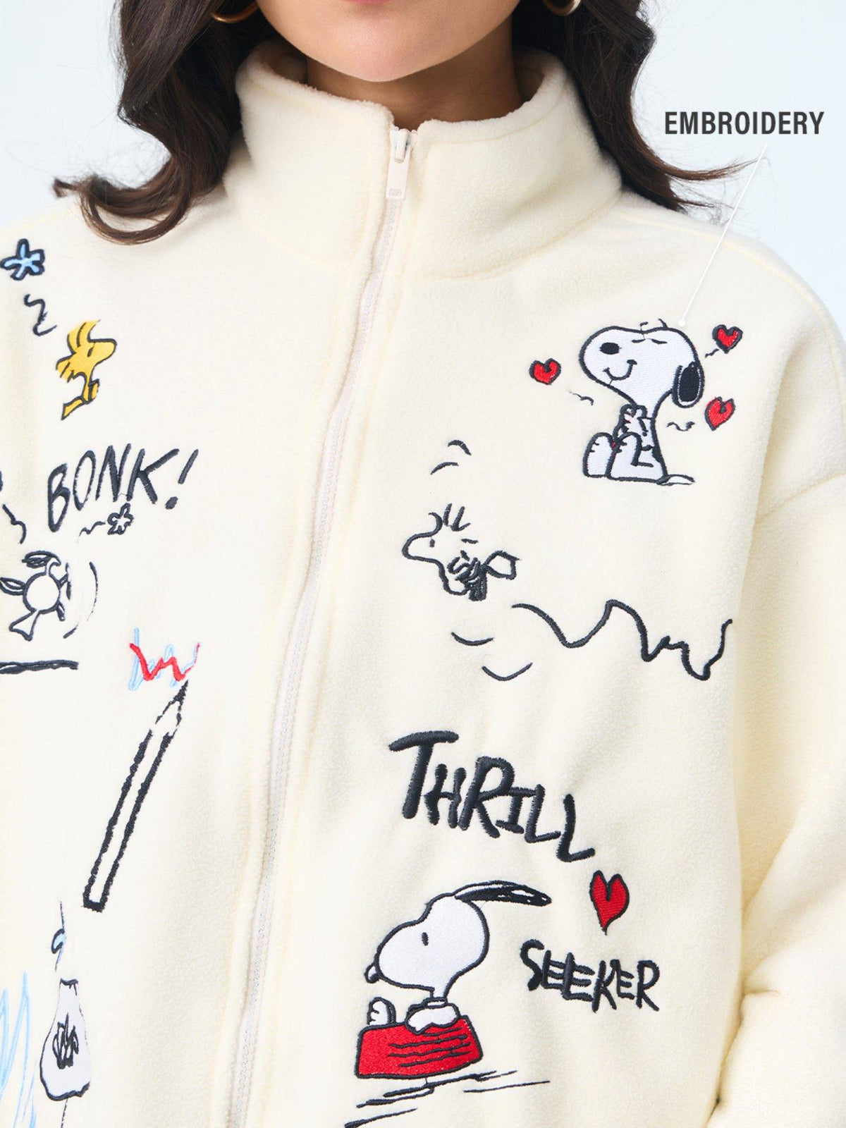 Official Peanuts Thrill Seeker Women Jackets | JC78 - view 2