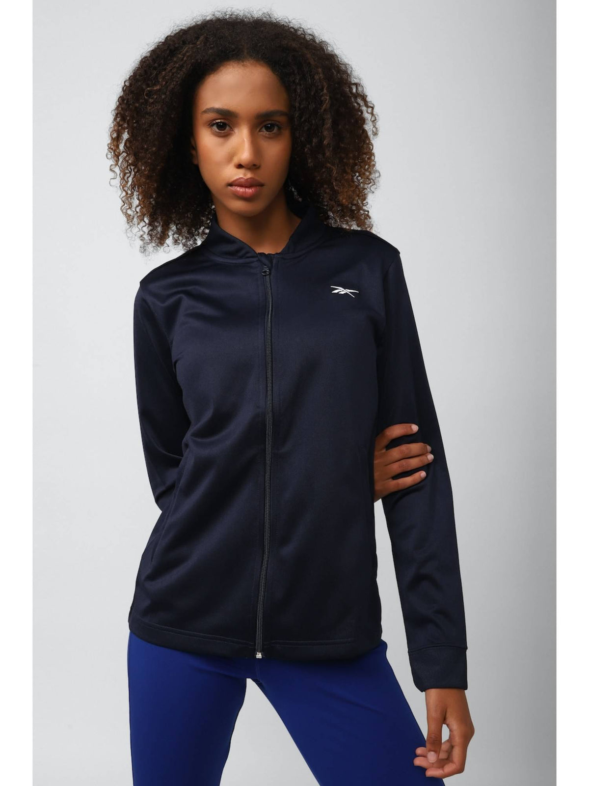 Women Navy Blue Full Sleeves Jacket | JK12 - view 1