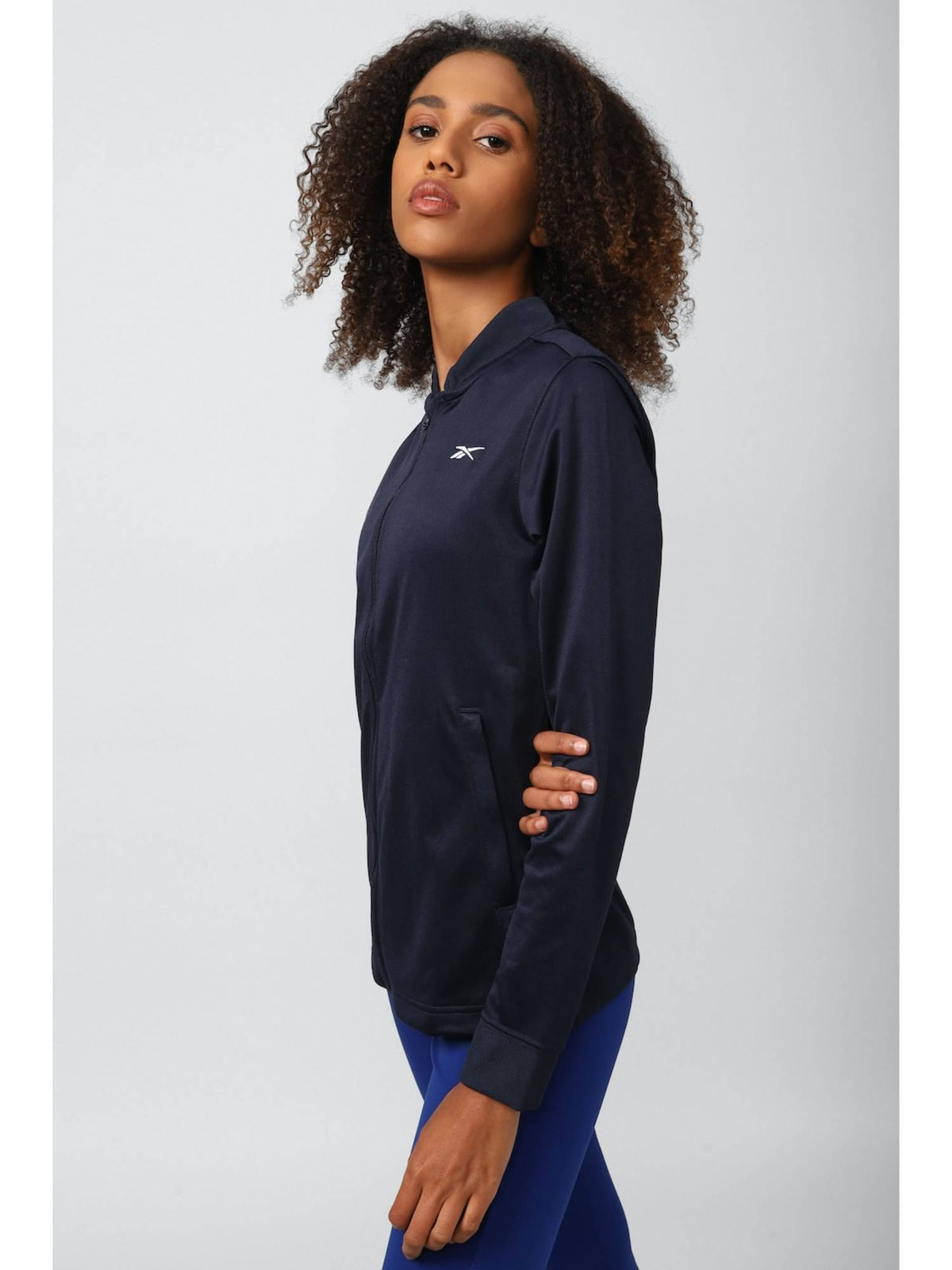 Women Navy Blue Full Sleeves Jacket | JK12 - view 2