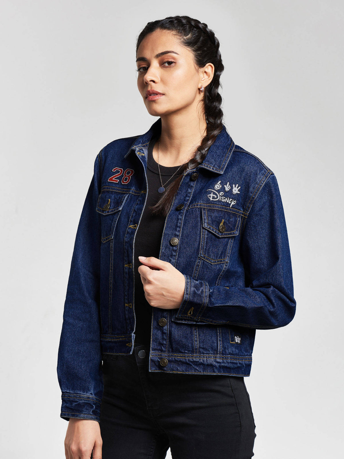 Official Disney Bother Free Women Bomber Jacket | JC78 - view 11
