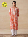 Chikankari Printed Long Kurta | FY93 - view 39