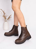 Women Brown Solid Casual Boots | BT61 - view 1