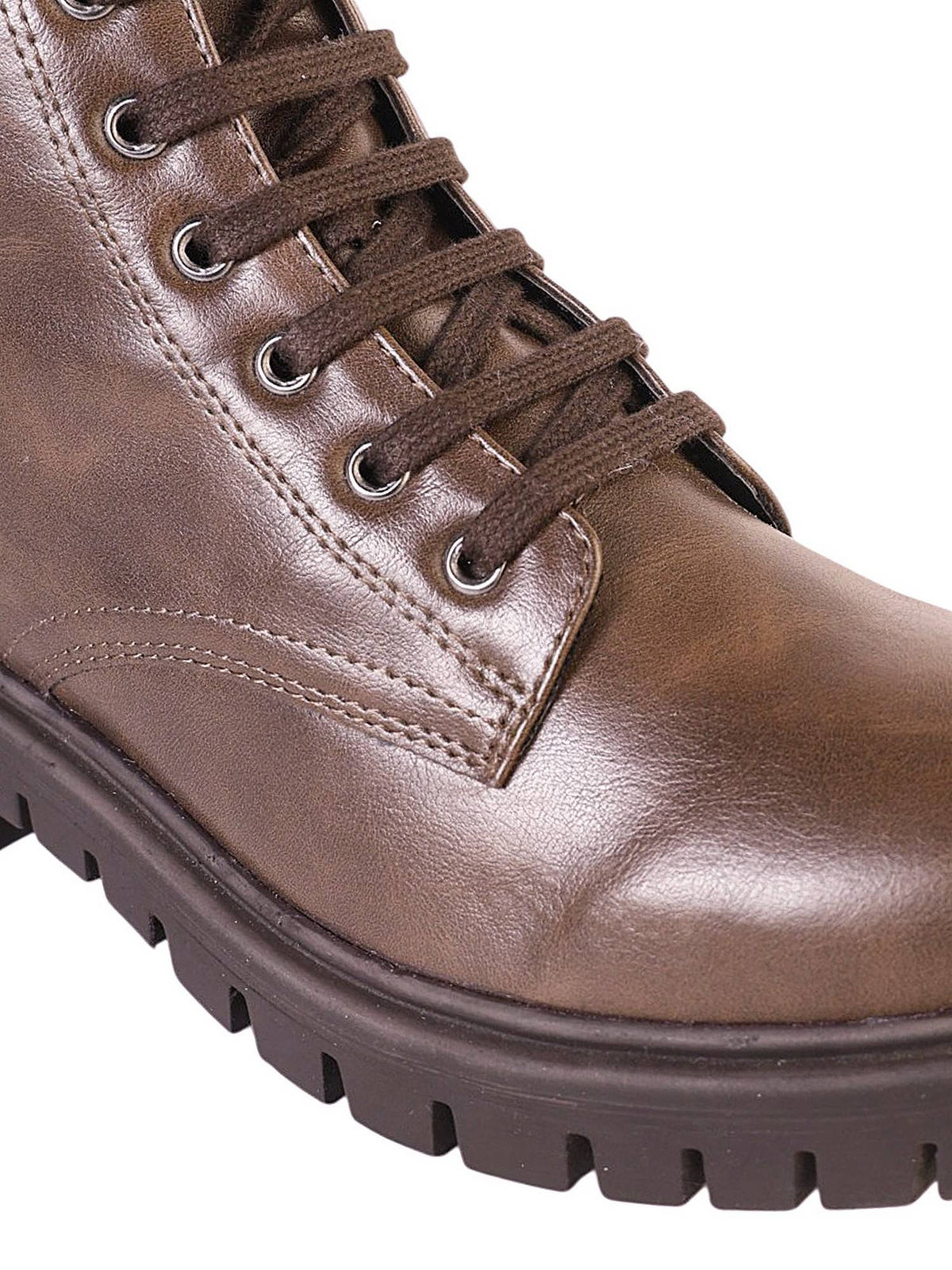 Women Brown Solid Casual Boots | BT61 - view 6