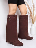 Women Brown Solid Casual Boots | BT61 - view 1