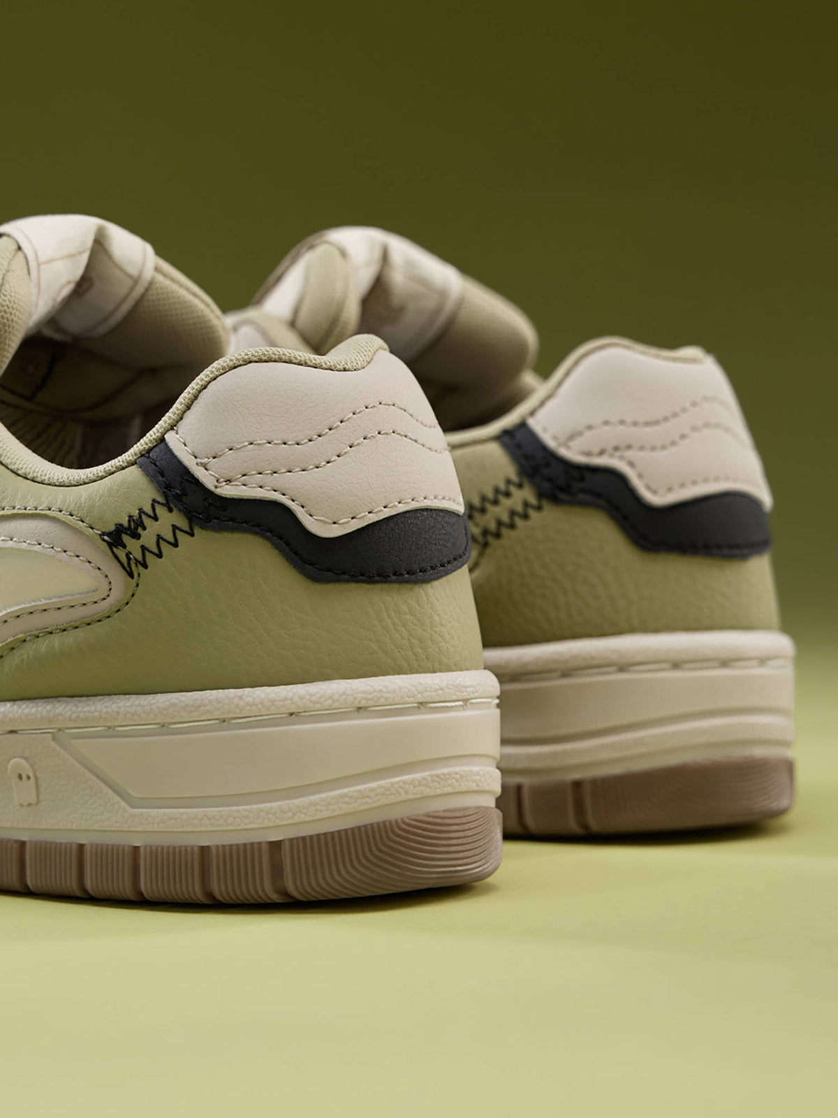 Urban Blaze: Matcha Women Low Top Sneakers | SN09 - view 3