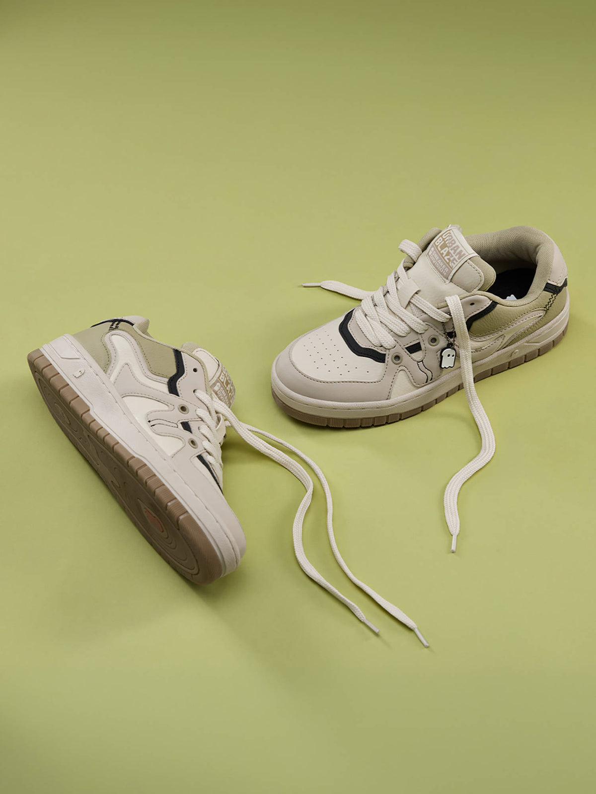 Urban Blaze: Matcha Women Low Top Sneakers | SN09 - view 5