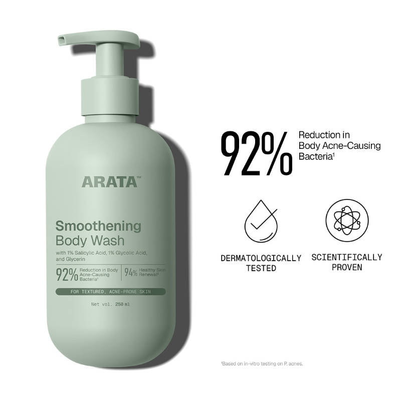 1% Salicylic Acid Daily Body Wash Exfoliates Clears Back Acne & Improves Strawberry Skin | B20 - view 1