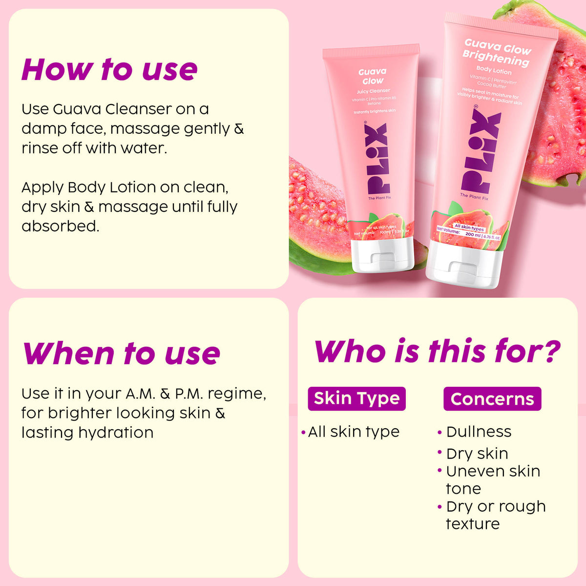 The Plant Fix Guava Glow Skincare Combo | PL1 - view 5