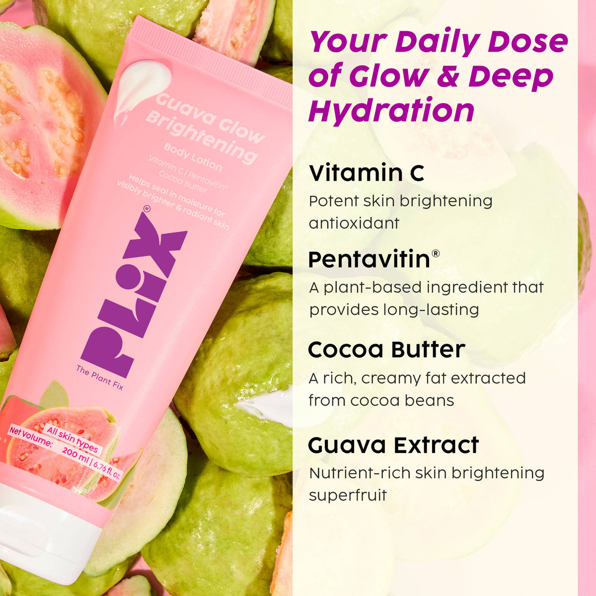 Guava Glow Trio Lightweight, Nourishing & Radiance-Boosting Combo | PL1 - view 4