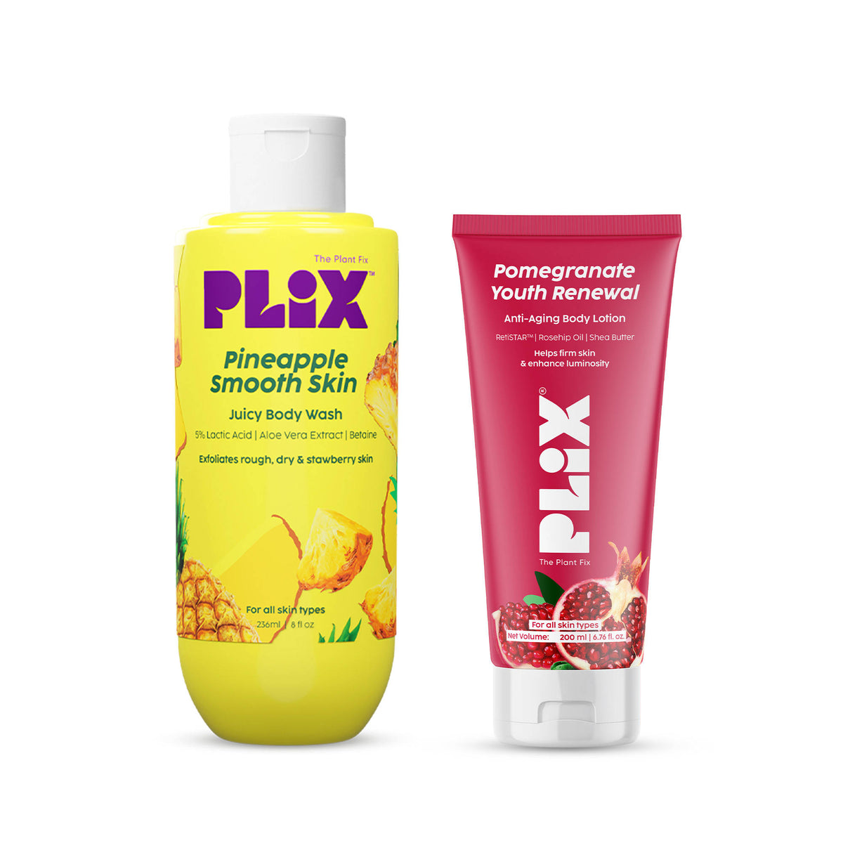 Pomegranate Youth Renewal Lotion + Pineapple Body Wash | PL1 - view 1